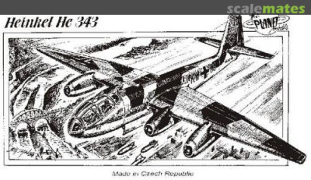 Boxart Heinkel He 343 PLT042 Planet Models Boxart Heinkel He 343 PLT042 Planet Models