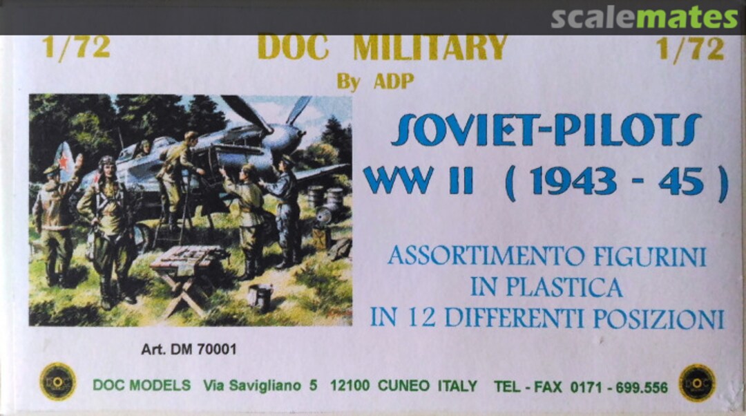 Boxart Soviet Pilots WW II (1943 - 45) DM 70001 DOC Models Boxart Soviet Pilots WW II (1943 - 45) DM 70001 DOC Models