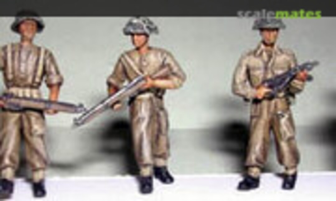 1:76 British Infantry(6 figure set - Multpose - Optional Heads) (Milicast FIG049) FIG049
