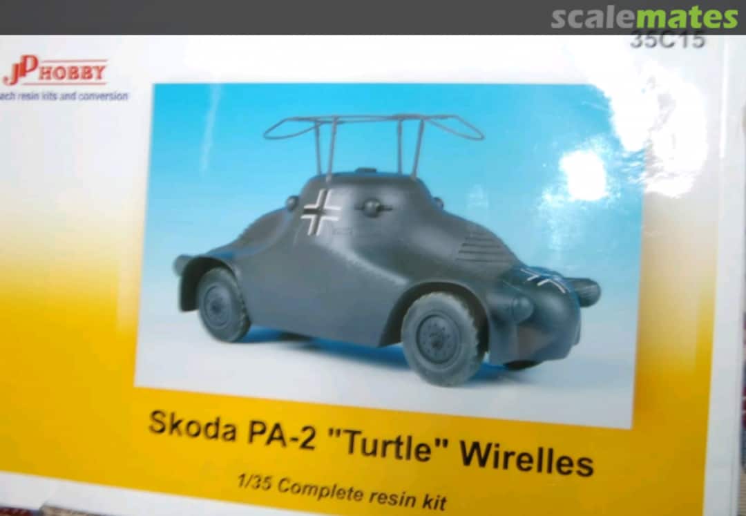 Boxart Skoda PA-2 "Turtle" Wireless complete resin kit 35C15 JP Hobby Boxart Skoda PA-2 "Turtle" Wireless complete resin kit 35C15 JP Hobby