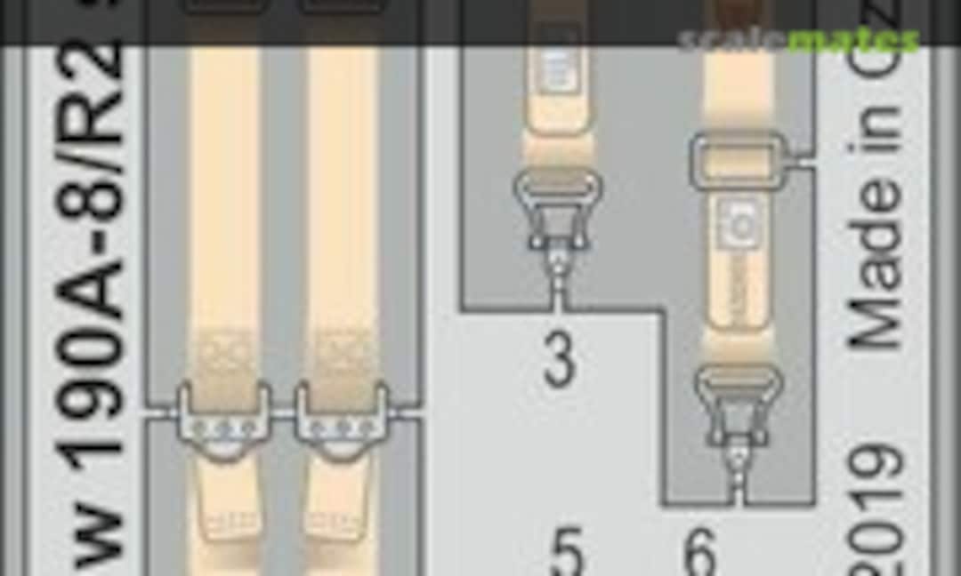 1:32 Fw 190A-8/R2 seatbelts STEEL (Eduard 33227) 33227
