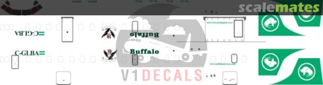 Boxart Buffalo Airways Lockheed L-188 Electra V1D0080-144 V1 Decals Boxart Buffalo Airways Lockheed L-188 Electra V1D0080-144 V1 Decals