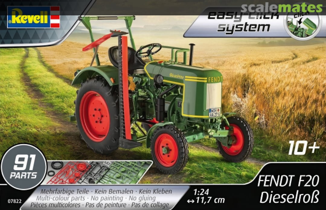 Boxart Fendt F20 Dieselroß 07822 Revell Boxart Fendt F20 Dieselroß 07822 Revell