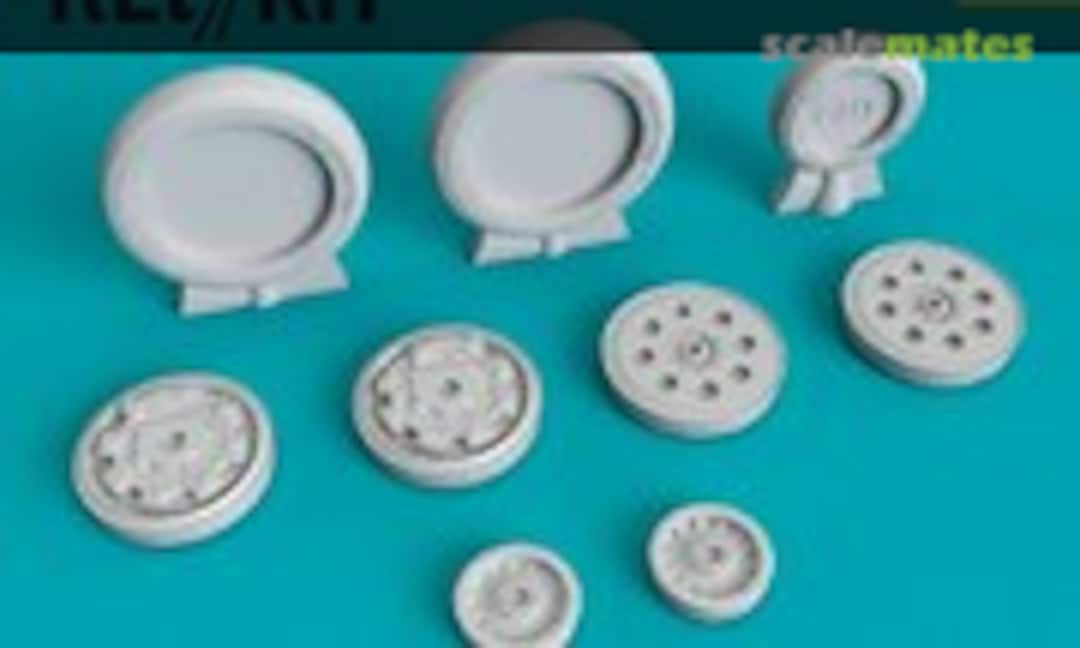 1:32 English Electric Lightning wheels set (late) (ResKit RS32-0302) RS32-0302