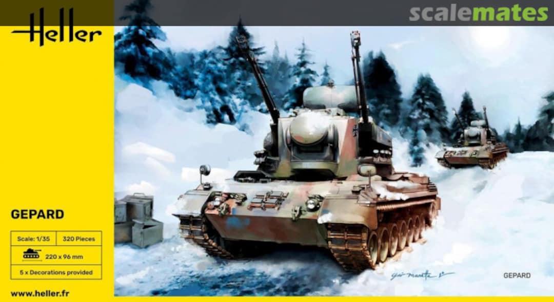 Boxart Gepard 81127 Heller Boxart Gepard 81127 Heller