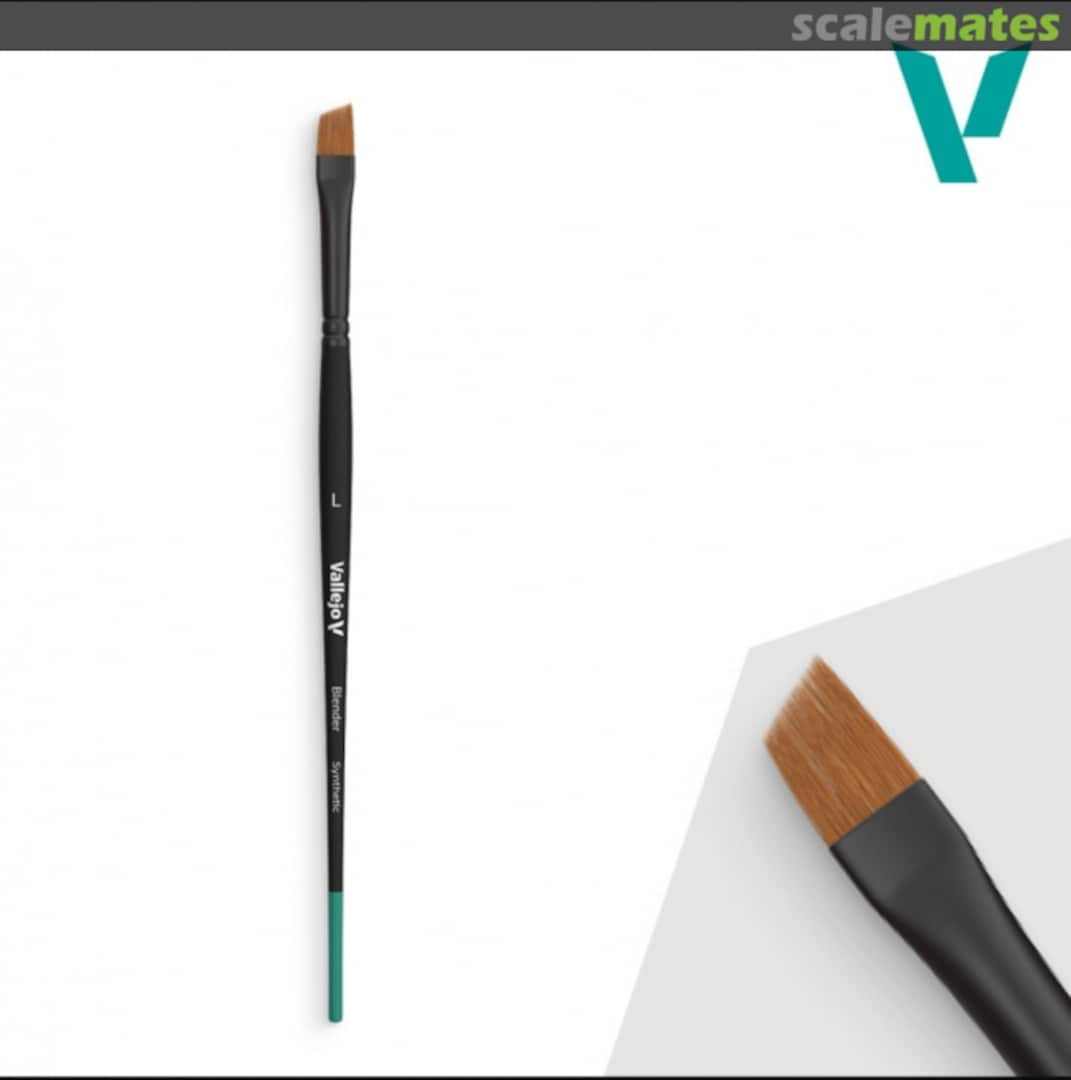 Boxart Vallejo Flat Blender Synthetic Brush L - B05003 B05003 Vallejo