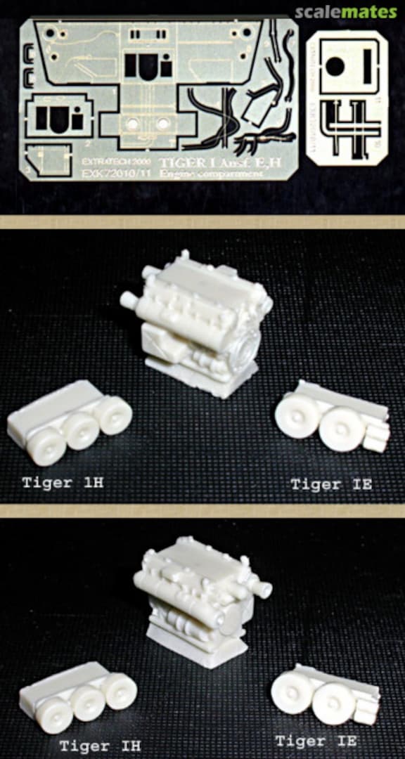 Boxart Tiger 1 Ausf. E,H EXK72010/11 Extratech Boxart Tiger 1 Ausf. E,H EXK72010/11 Extratech