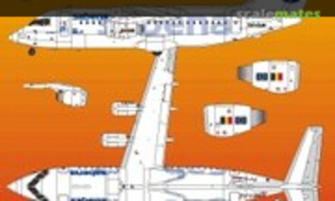 1:144 Sabena scheme 1990 BAe146/RJ85-100 (Skyline Decals SKY144-46) SKY144-46