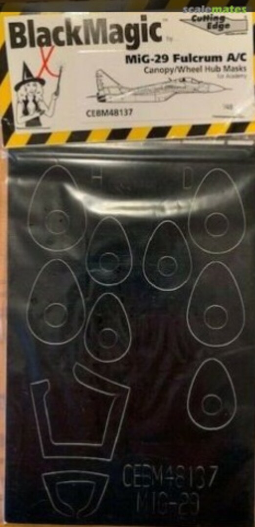 Boxart MiG-29 Canopy & Wheel Hub Masks CEBM48137 Cutting Edge Modelworks Boxart MiG-29 Canopy & Wheel Hub Masks CEBM48137 Cutting Edge Modelworks