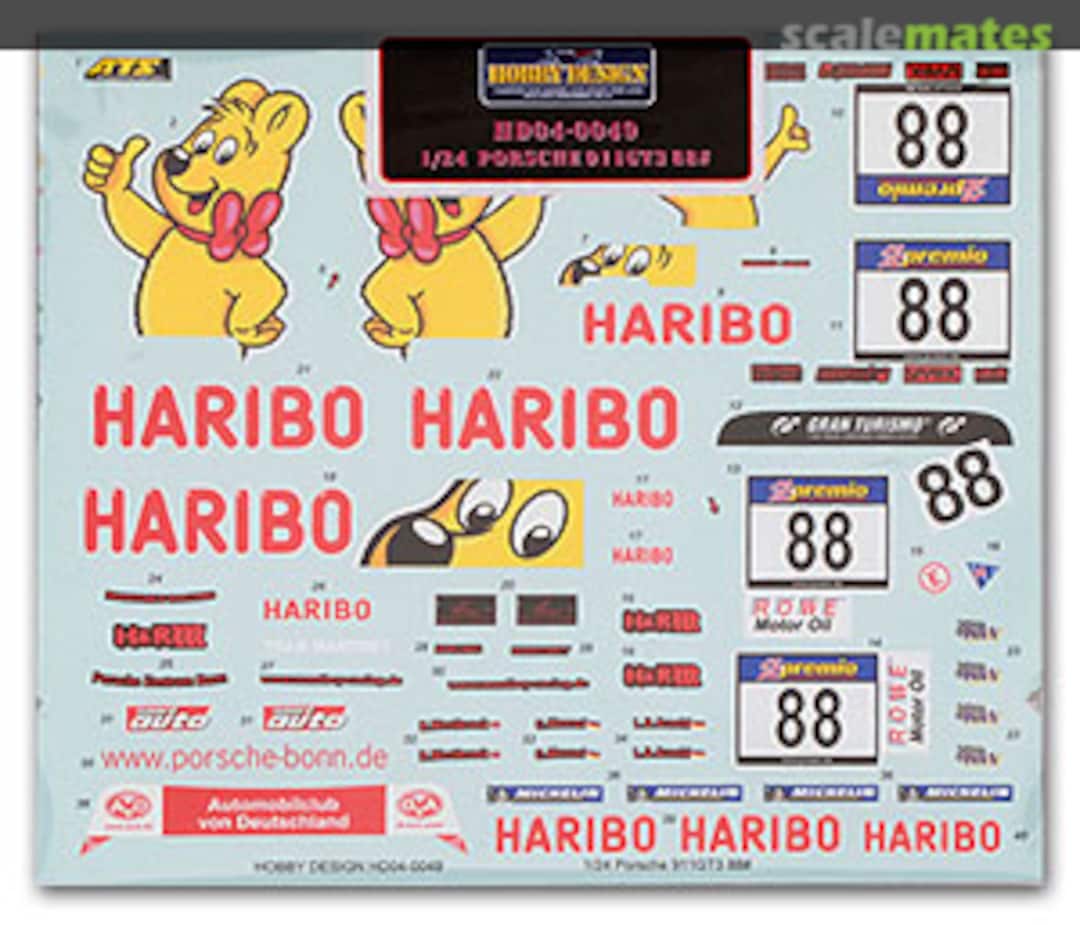 Boxart Porsche 911 GT3 88# HD04-0049 Hobby Design Boxart Porsche 911 GT3 88# HD04-0049 Hobby Design