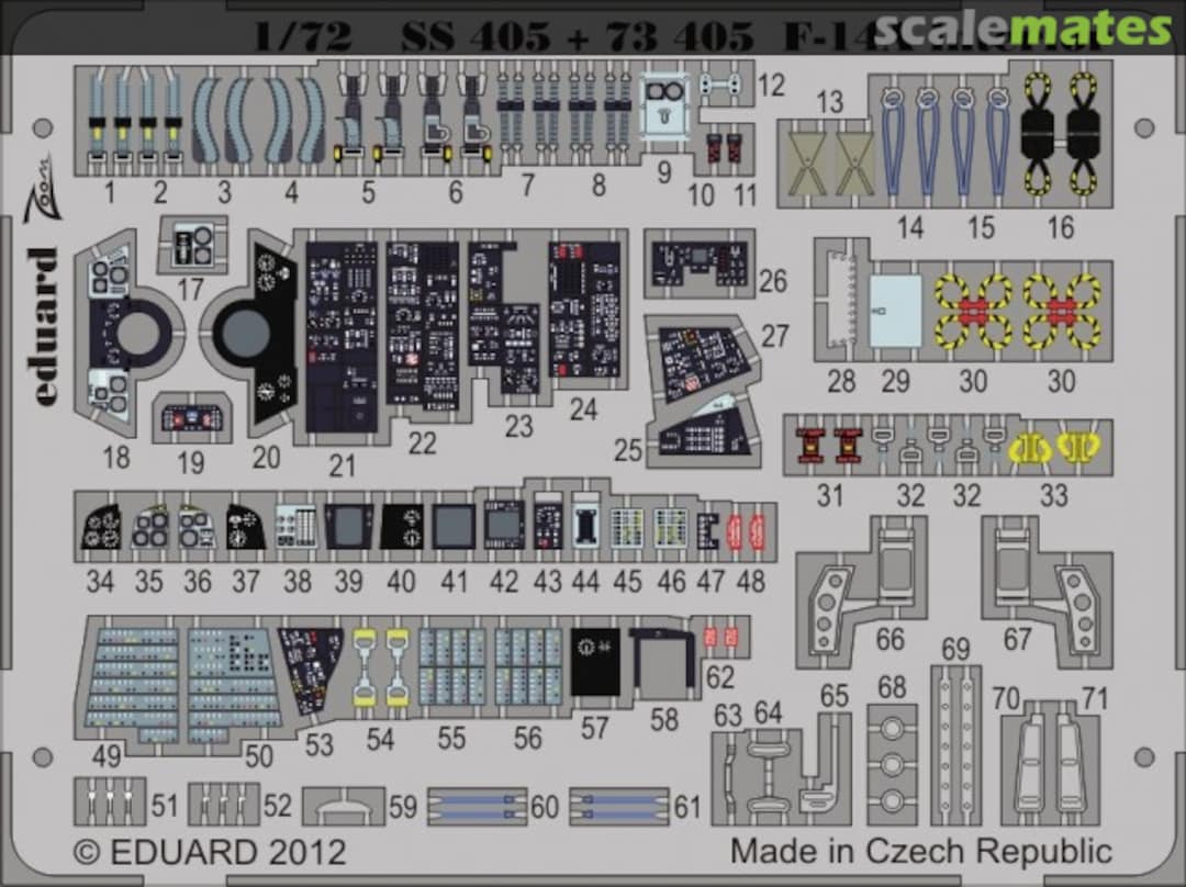 Boxart F-14A Tomcat - Interior SS405 Eduard Boxart F-14A Tomcat - Interior SS405 Eduard