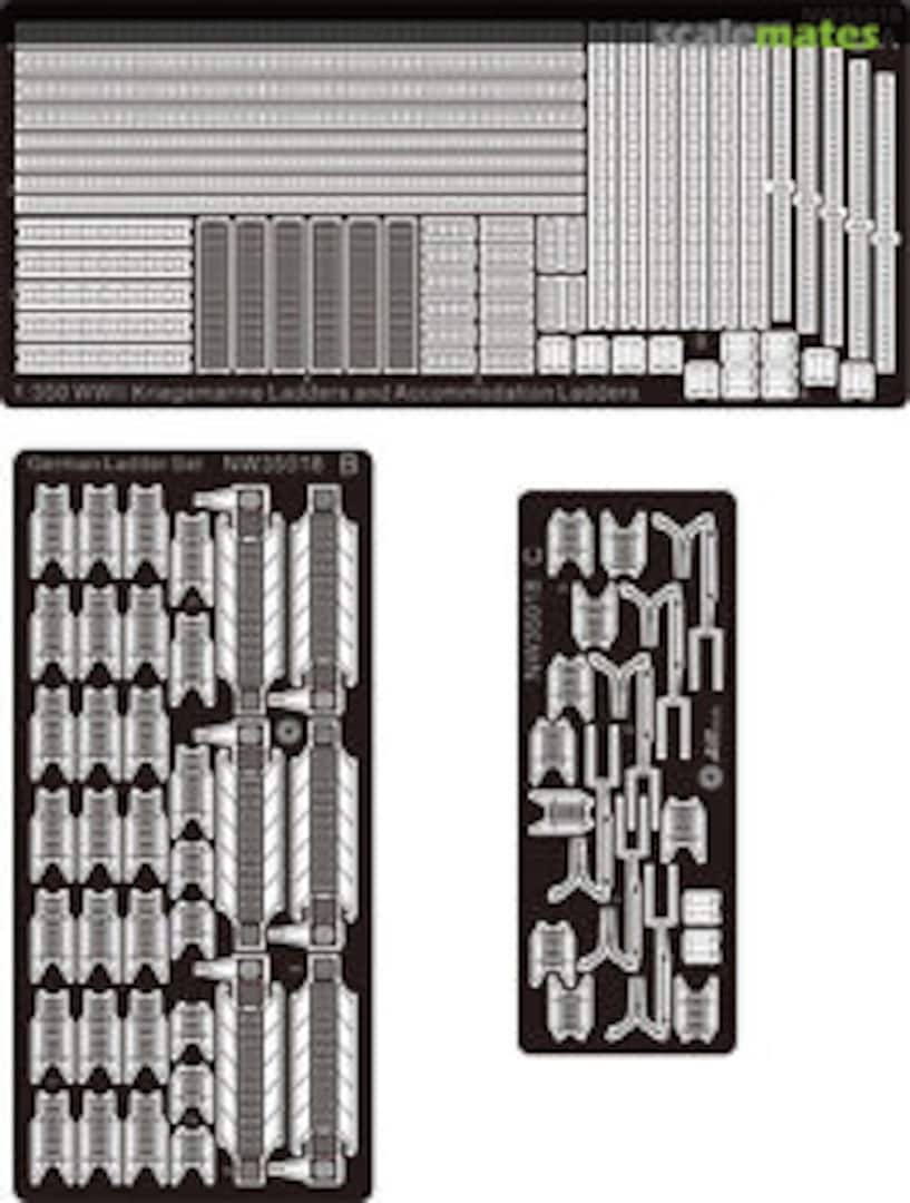 Boxart WW2 Kriegsmarine Ladders & Accomodation Ladders NW35018 Alliance Model Works Boxart WW2 Kriegsmarine Ladders & Accomodation Ladders NW35018 Alliance Model Works