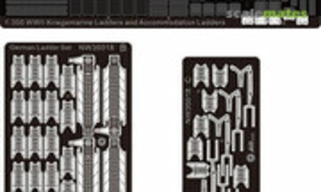 1:350 WW2 Kriegsmarine Ladders & Accomodation Ladders (Alliance Model Works NW35018)