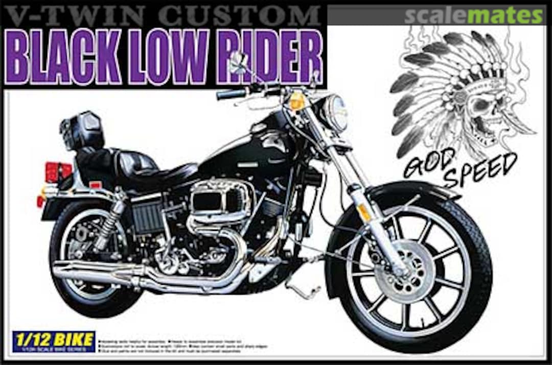 Boxart V-Twin Custom Black Low Rider 000649 Aoshima Boxart V-Twin Custom Black Low Rider 000649 Aoshima