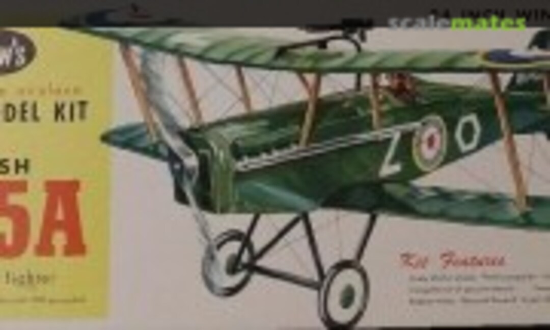 1:12 British S.E.5A (Guillow's 202)