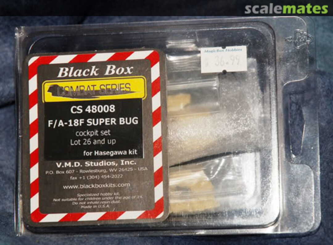 Boxart F/A-18F Super Bug Cockpit Set CS 48008 Black Box Boxart F/A-18F Super Bug Cockpit Set CS 48008 Black Box
