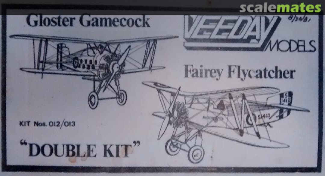 Boxart Gloster Gamecock & Fairey Flycatcher 012013 VEEDAY Models Boxart Gloster Gamecock & Fairey Flycatcher 012013 VEEDAY Models