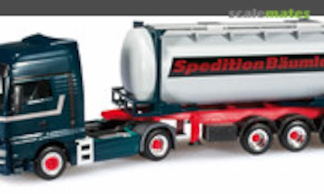 MAN TGX XXL Euro 6 Swapcontainer-Sattelzug &quot;Spedition Bäumle&quot; (Herpa 302289)