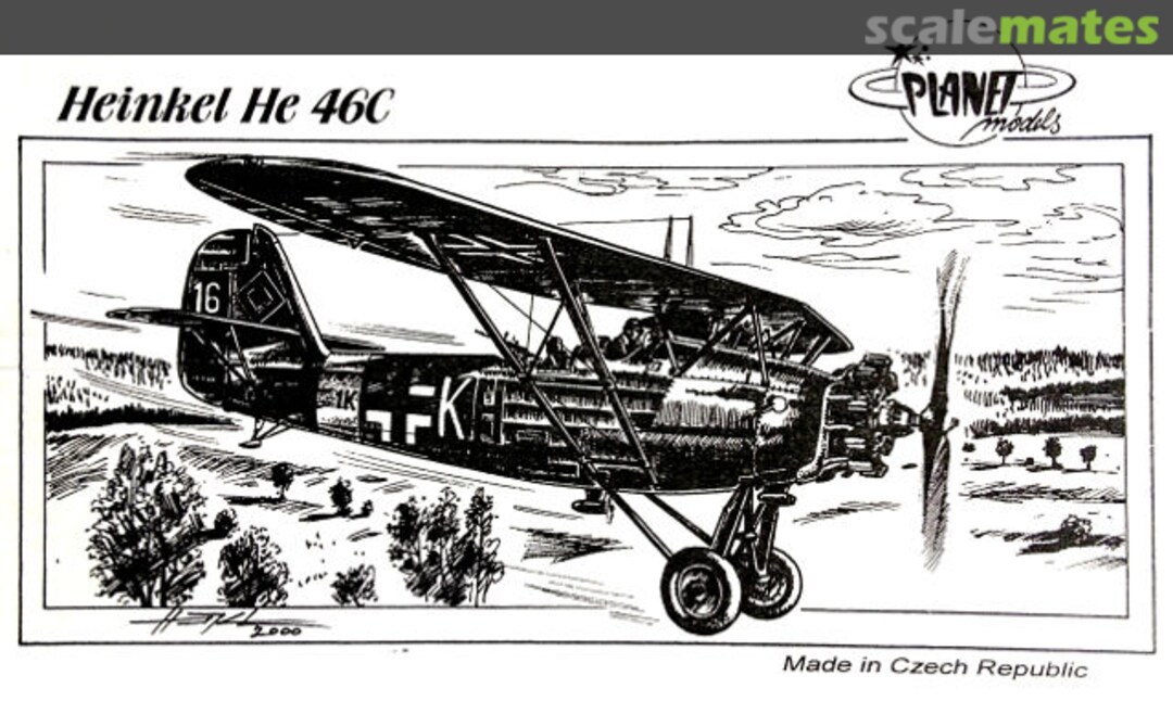 Boxart Heinkel He 46C PLT070 Planet Models