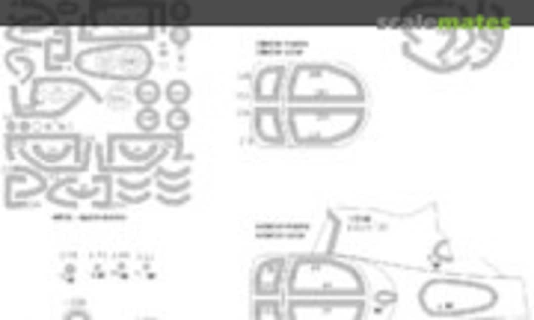 1:48 A-37A EXPERT kabuki masks (New Ware NWAM089) NWAM089