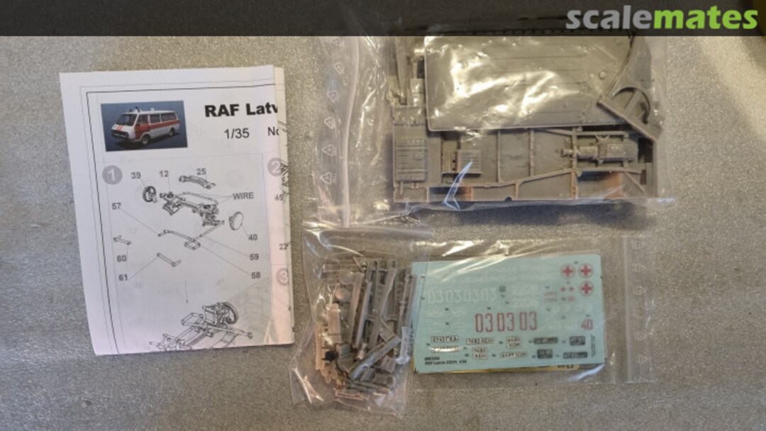 Contents RAF 22031 Latvia BM3584 Balaton Modell Contents RAF 22031 Latvia BM3584 Balaton Modell