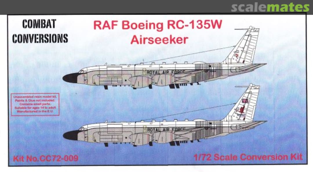 Boxart RAF Boeing RC-135W Airseeker CC72-009 Combat Conversions Boxart RAF Boeing RC-135W Airseeker CC72-009 Combat Conversions
