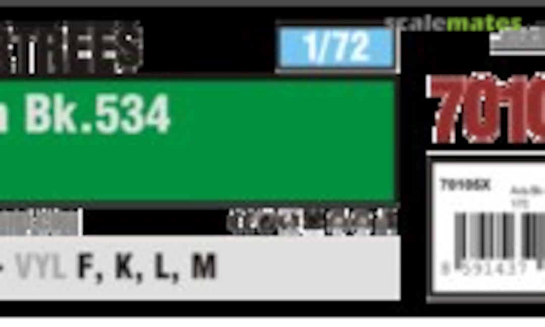 1:72 Avia Bk.534 (Eduard 70105X)