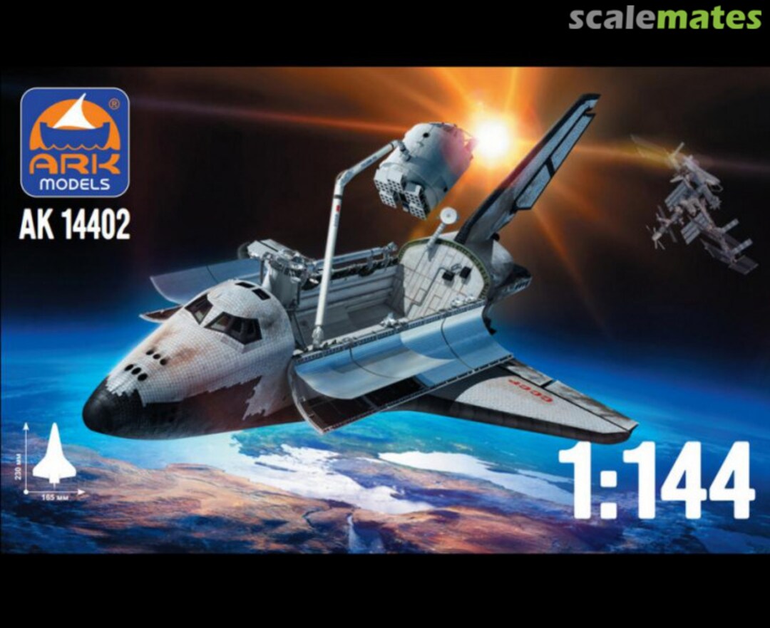 Boxart Soviet Space Shuttle Buran 14402d Ark Models