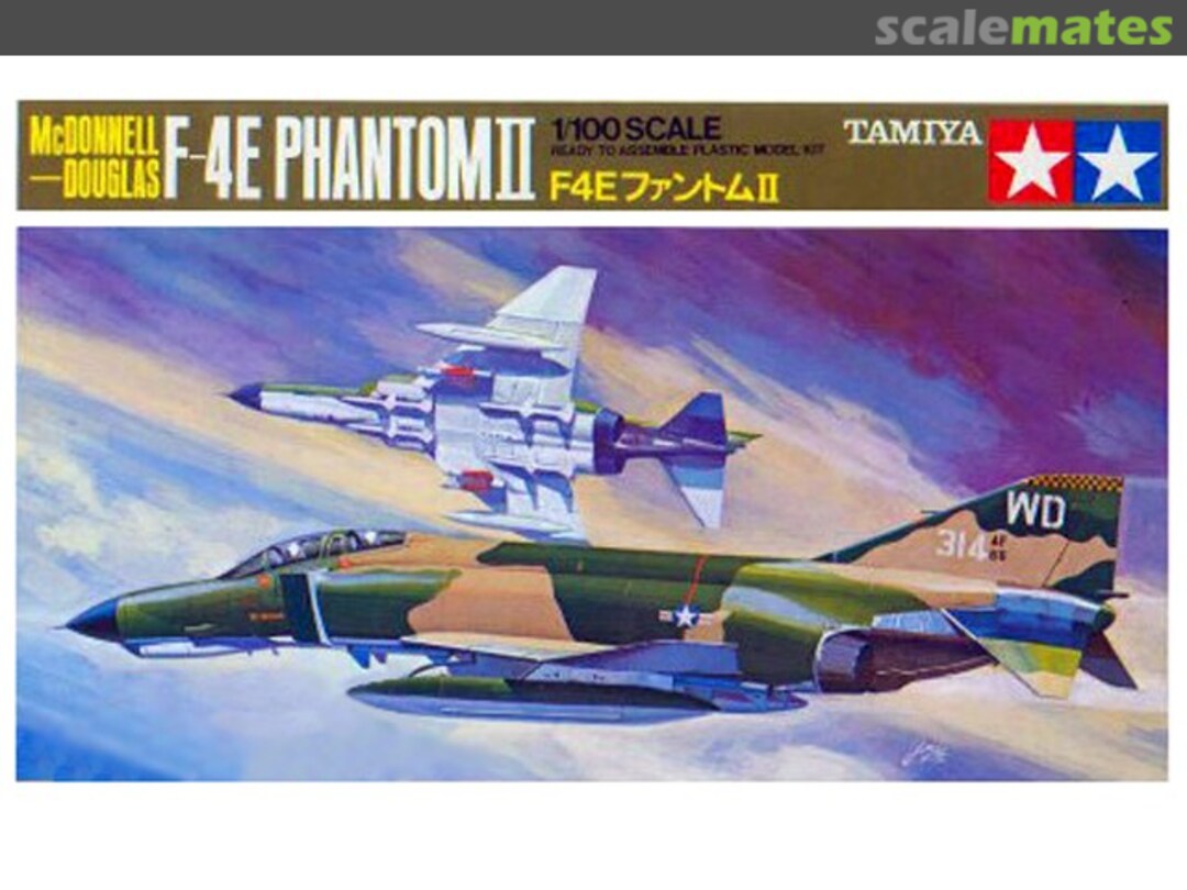 Boxart McDonnell-Douglas F-4E Phantom II PA-1013 Tamiya