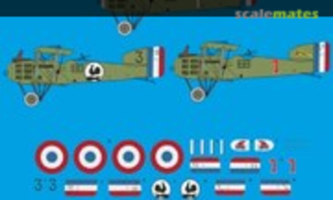 1:72 France WWI: French Breguet 14 B2-Part 1 (early): Br.117 (Kaciterlin), Br.131 (Mezergues) & Br.132 (Jannekeyn/Weissmann) (Peddinghaus-Decals 72 4031) 72 4031