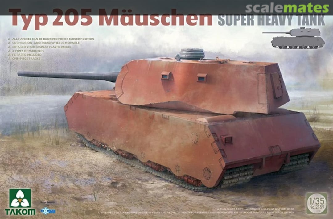 Boxart Typ 205 Mäuschen 2159 Takom