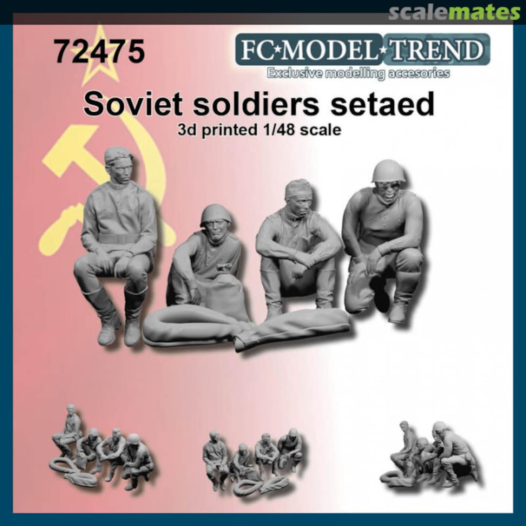 Boxart Soviet soldiers seated 72475 FC Model Trend Boxart Soviet soldiers seated 72475 FC Model Trend