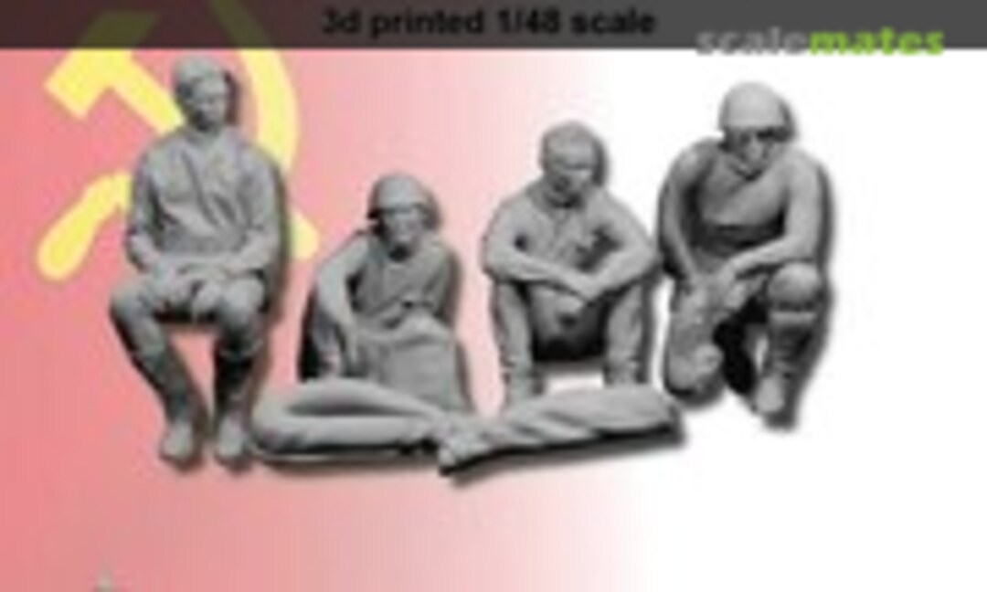1:72 Soviet soldiers seated (FC Model Trend 72475) 72475
