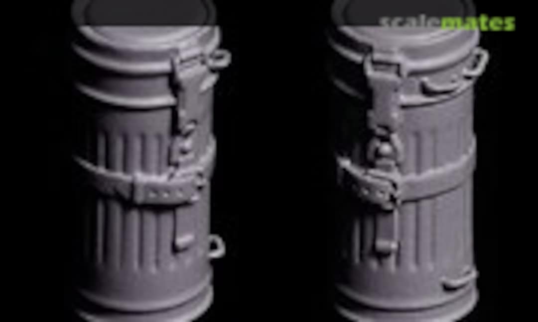 1:35 Gas Mask Case with Vehicle Mount (K59 Z-20) Z-20