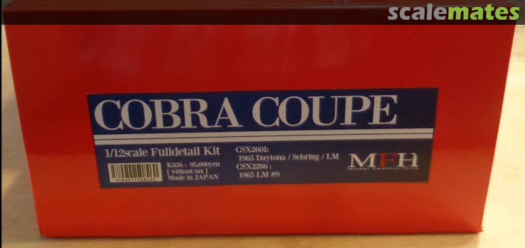 Boxart Shelby Cobra Coupe K826 Model Factory Hiro Boxart Shelby Cobra Coupe K826 Model Factory Hiro