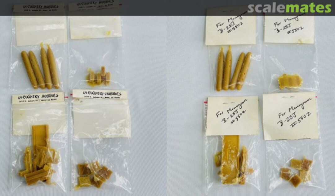 Boxart North American B-25J Mitchell upgrade set 5502 In Country Hobbies Boxart North American B-25J Mitchell upgrade set 5502 In Country Hobbies