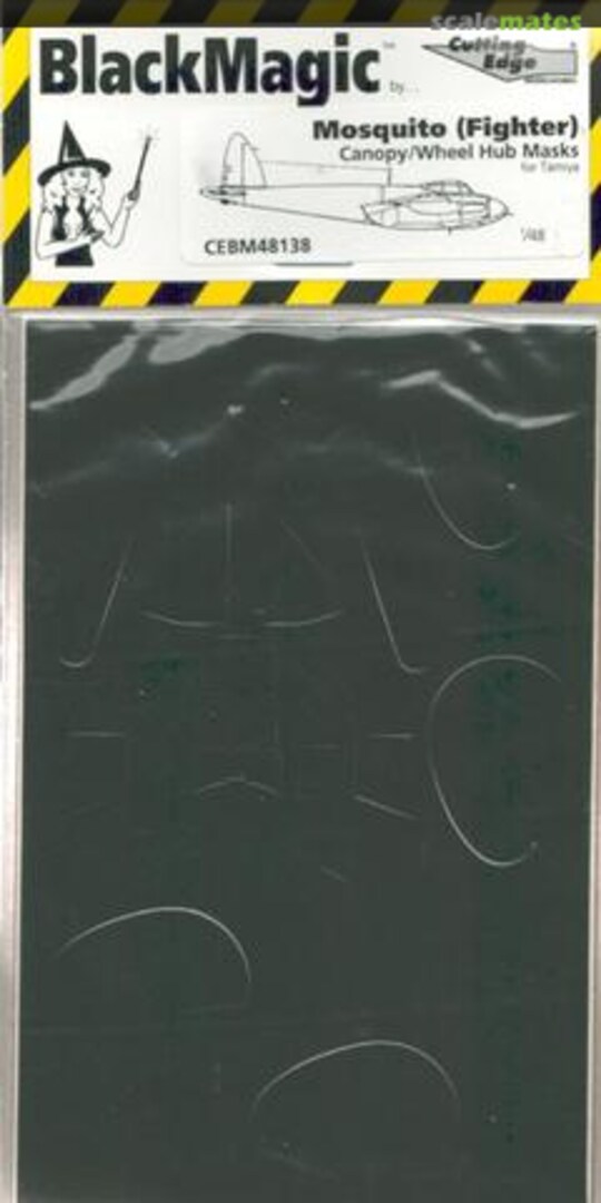 Boxart Mosquito (Fighter) Canopy & Wheel Hub Masks CEBM48138 Cutting Edge Modelworks Boxart Mosquito (Fighter) Canopy & Wheel Hub Masks CEBM48138 Cutting Edge Modelworks