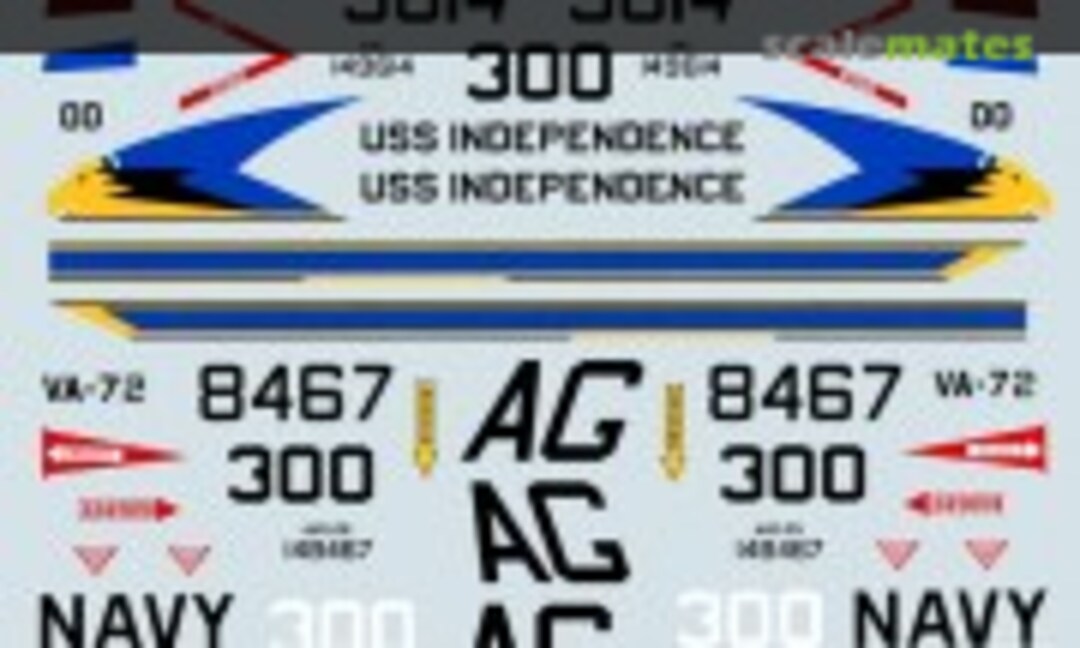 1:48 USN A4D-2N (A-4C) A-4C Skyhawks (SuperScale International 48-987) 48-987