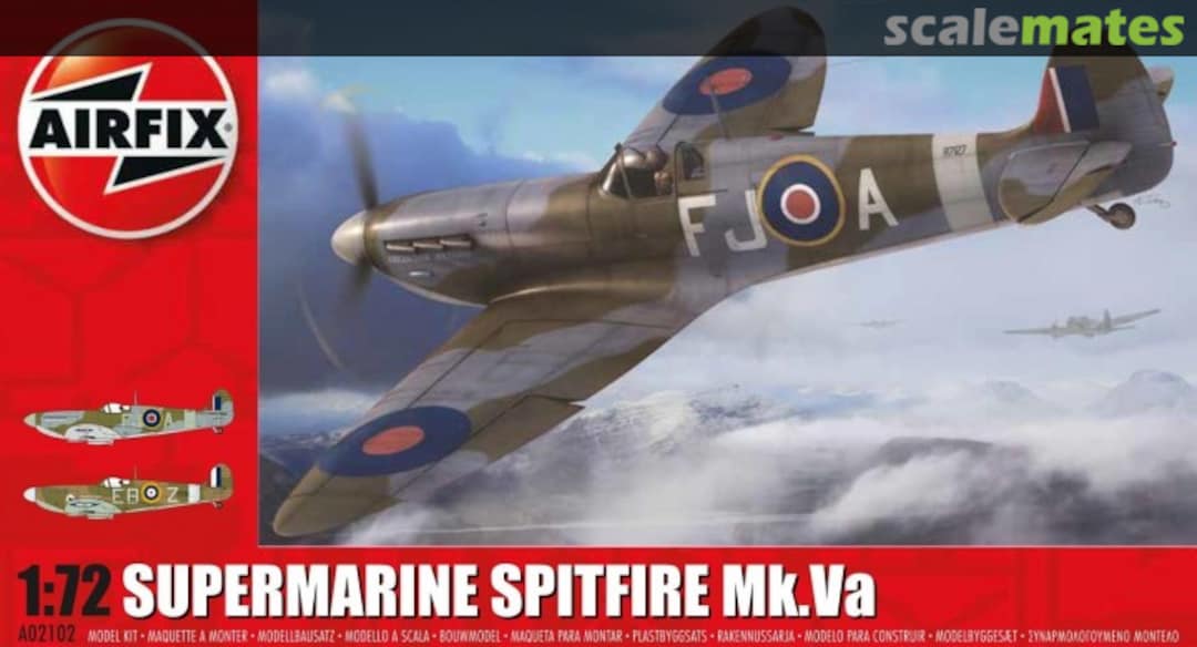 Boxart Supermarine Spitfire Mk.Va A02102 Airfix Boxart Supermarine Spitfire Mk.Va A02102 Airfix