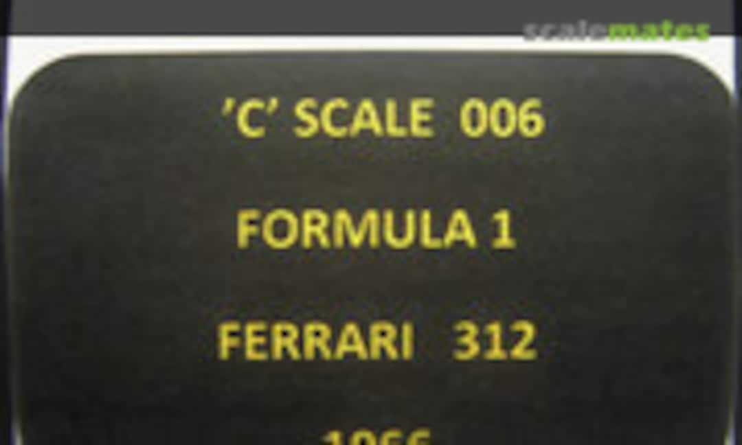 Ferrari 312 F1 (C Scale 06)