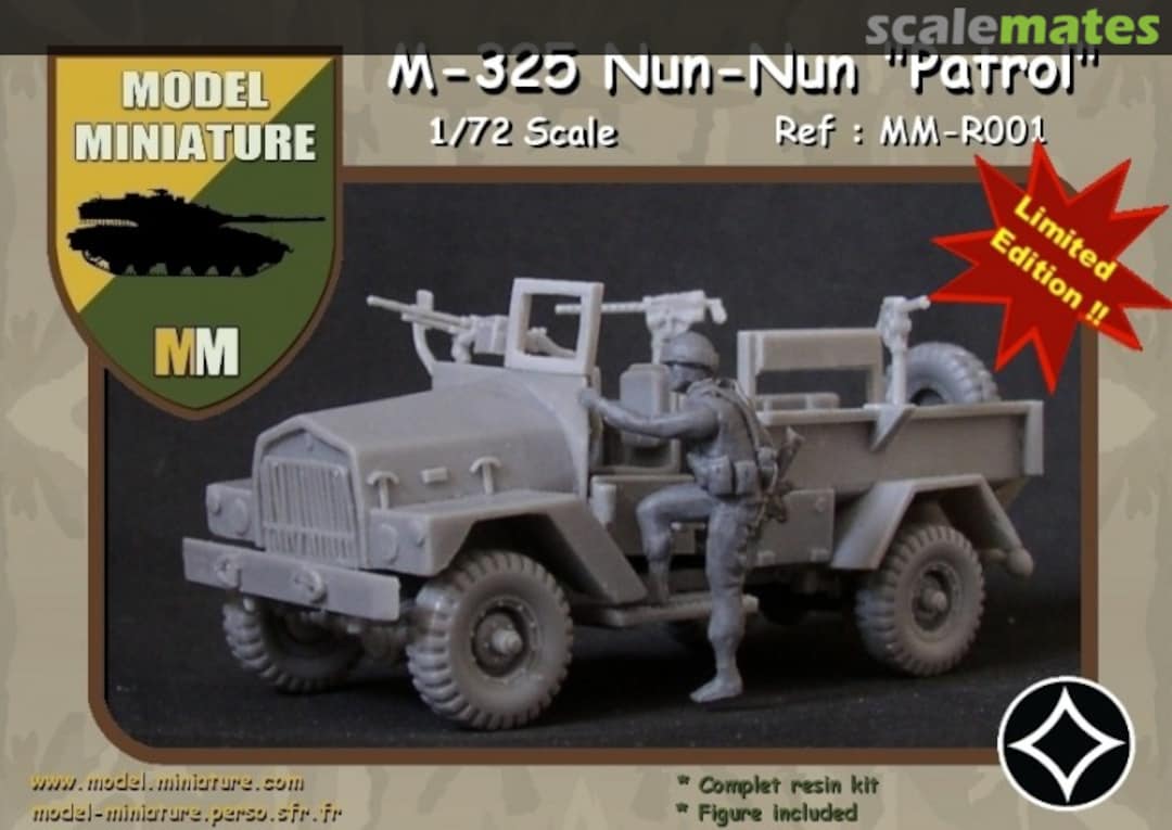 Boxart M-325 Command car "Nun-Nun" (Patrol Version) MM-R001 Model Miniature Boxart M-325 Command car "Nun-Nun" (Patrol Version) MM-R001 Model Miniature
