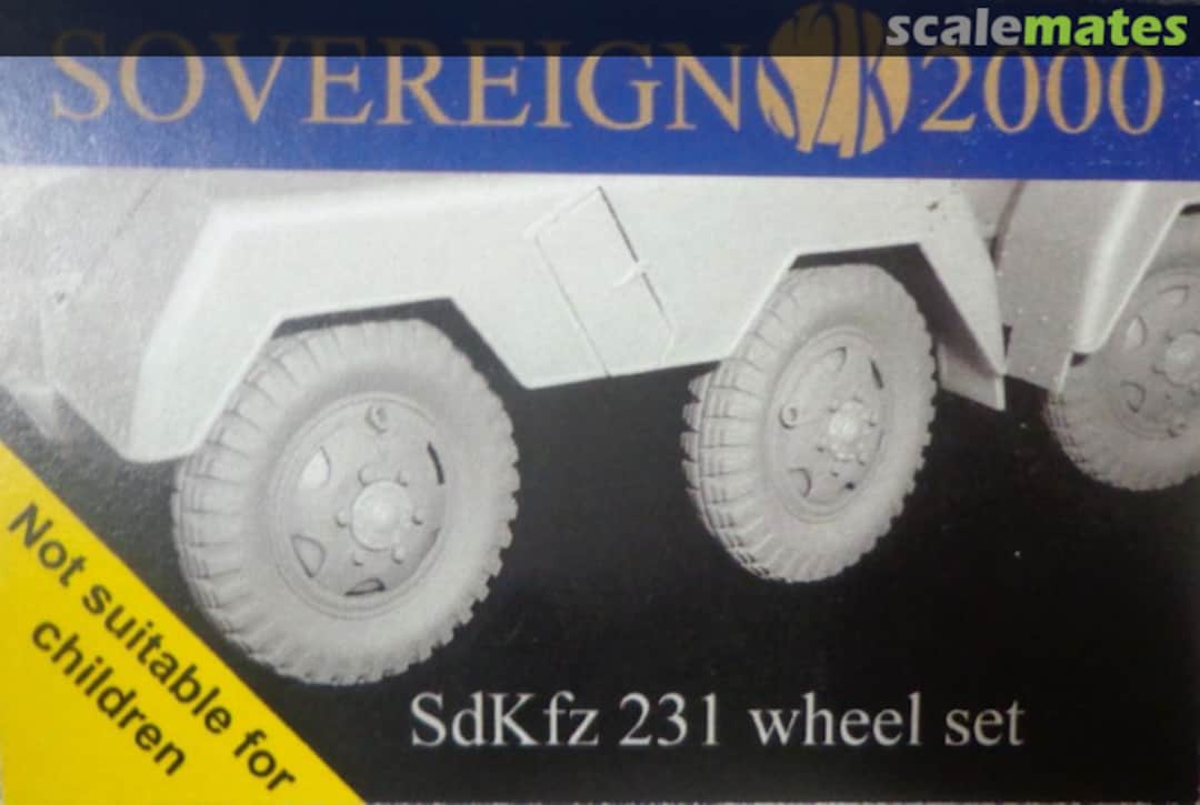 Boxart Sd.Kfz.231/2 Wheel Set S2KA019 Sovereign 2000 Boxart Sd.Kfz.231/2 Wheel Set S2KA019 Sovereign 2000