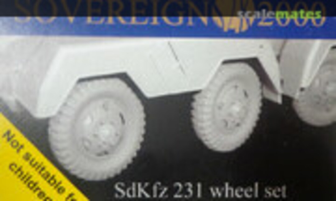 1:35 Sd.Kfz.231/2 Wheel Set (Sovereign 2000 S2KA019)