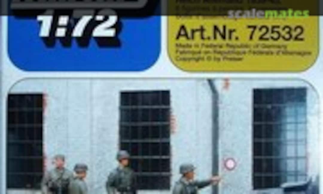 1:72 Feldgendarmen, Wachposten WKII Wehrmacht Bild (Preiser 72532)