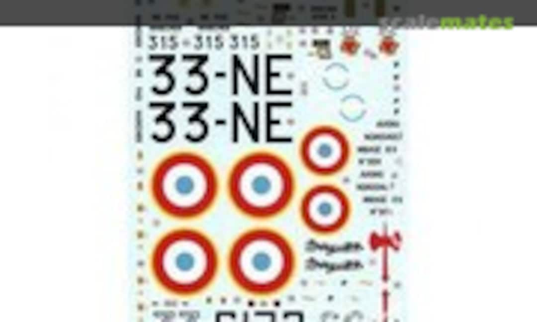1:32 Mirage IIIR & RD Armée de l'Air (Berna Decals BD 32-41) BD 32-41