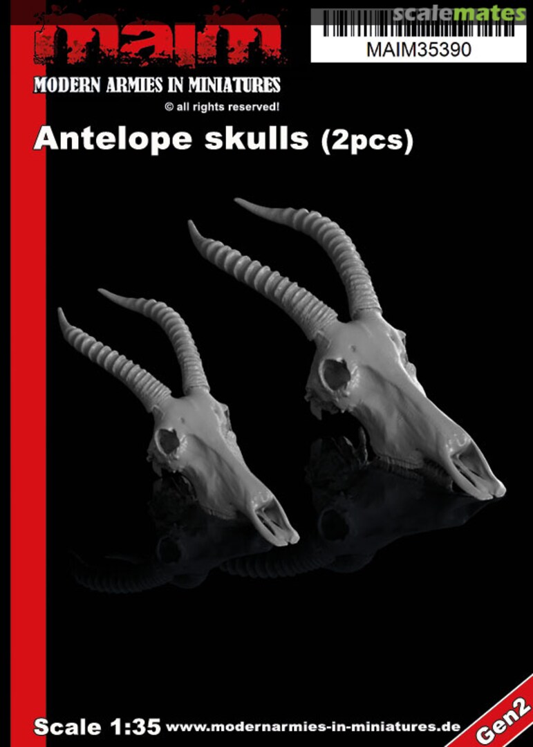 Boxart Antelope Skulls (2pcs) MAIM35390 MAiM