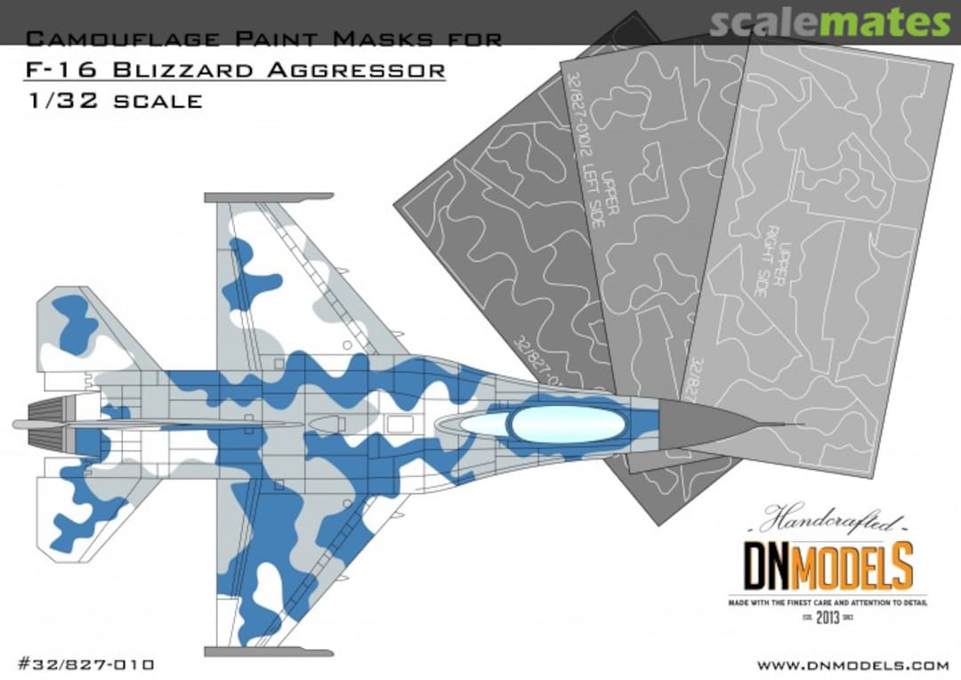Boxart Camouflage Paint Masks for F-16 Blizzard Aggressor 1/32 32/827-010 DN Models Boxart Camouflage Paint Masks for F-16 Blizzard Aggressor 1/32 32/827-010 DN Models