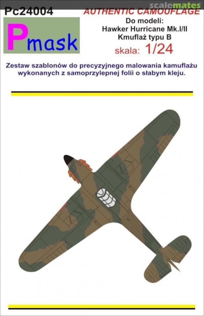 Boxart Hawker Hurricane Mk.I/II PC24004 Pmask Boxart Hawker Hurricane Mk.I/II PC24004 Pmask