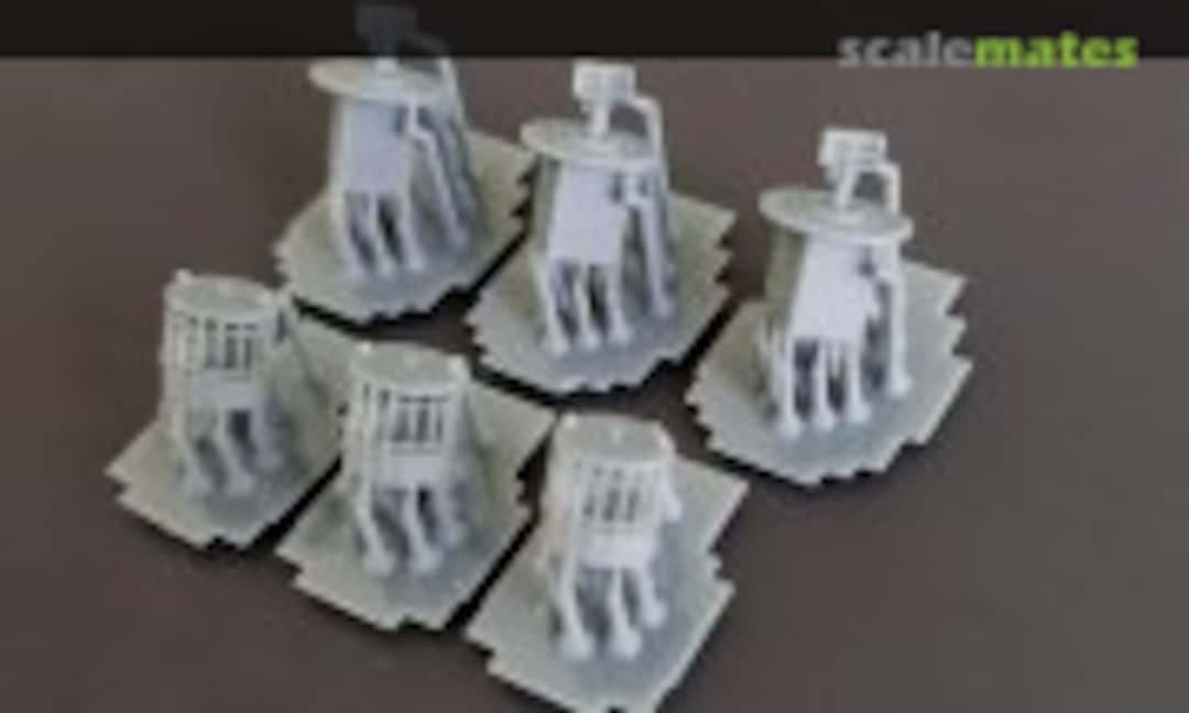 1:350 "Lanterns" for Type 271 Radar, circular enclosure (Model Monkey 350-Lanterns 271 circ) 350-Lanterns 271 circ