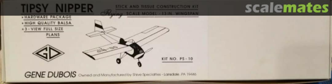 Boxart Tipsy Nipper PS-10 Shive Specialties Boxart Tipsy Nipper PS-10 Shive Specialties